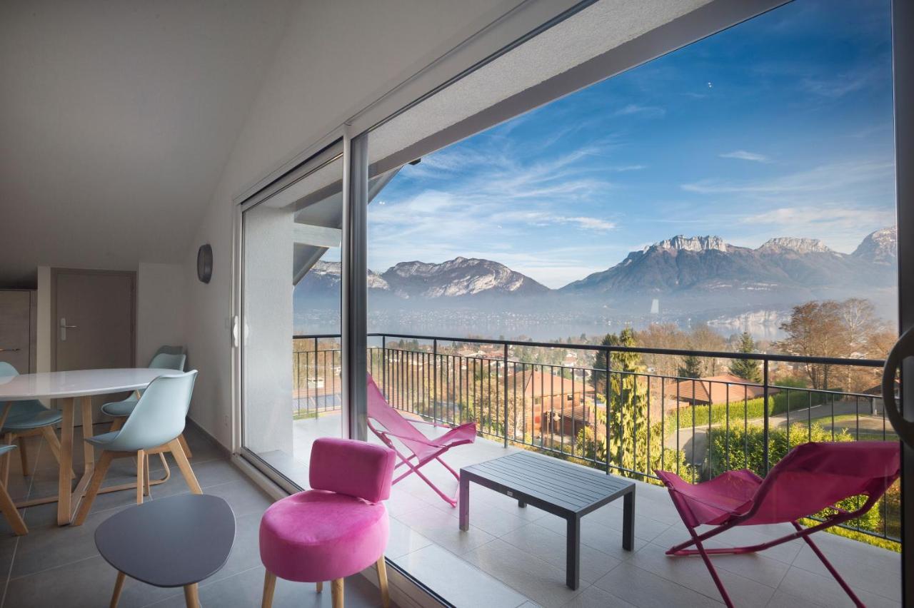 Appartement Mont Blanc - Vue Lac Sévrier Exteriér fotografie